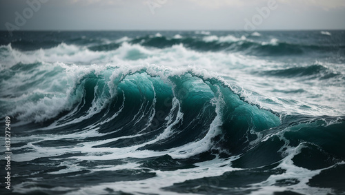 large wave in the ocean. © Abdul