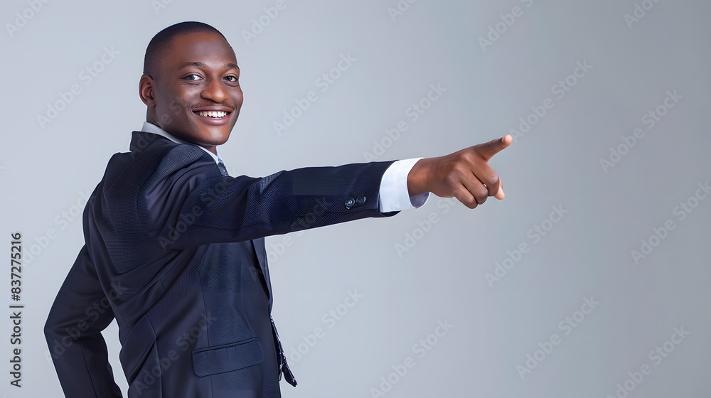 businessman pointing businessman pointing