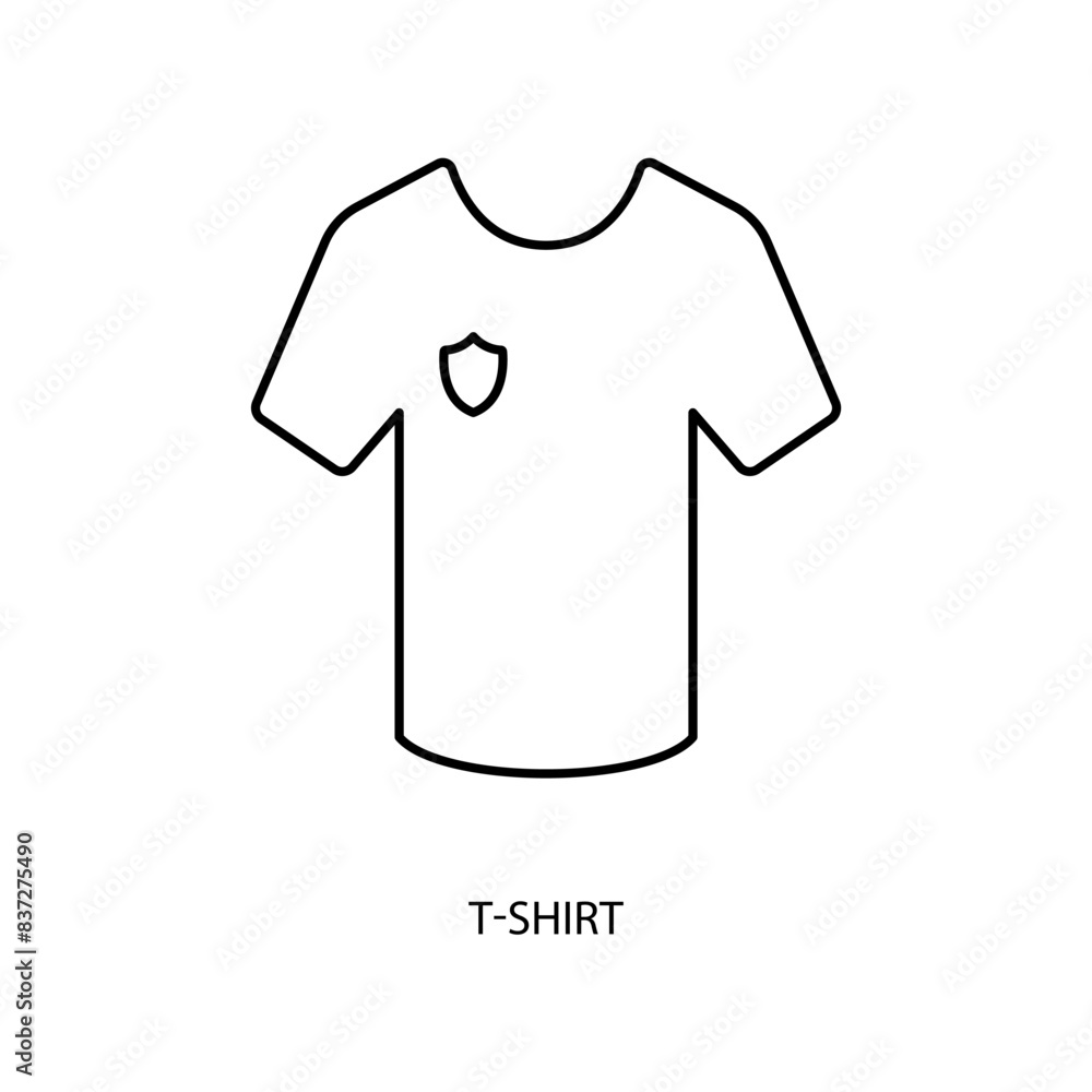 t-shirt concept line icon. Simple element illustration. t-shirt concept outline symbol design. t-shirt concept line icon. Simple element illustration. t-shirt concept outline symbol design.
