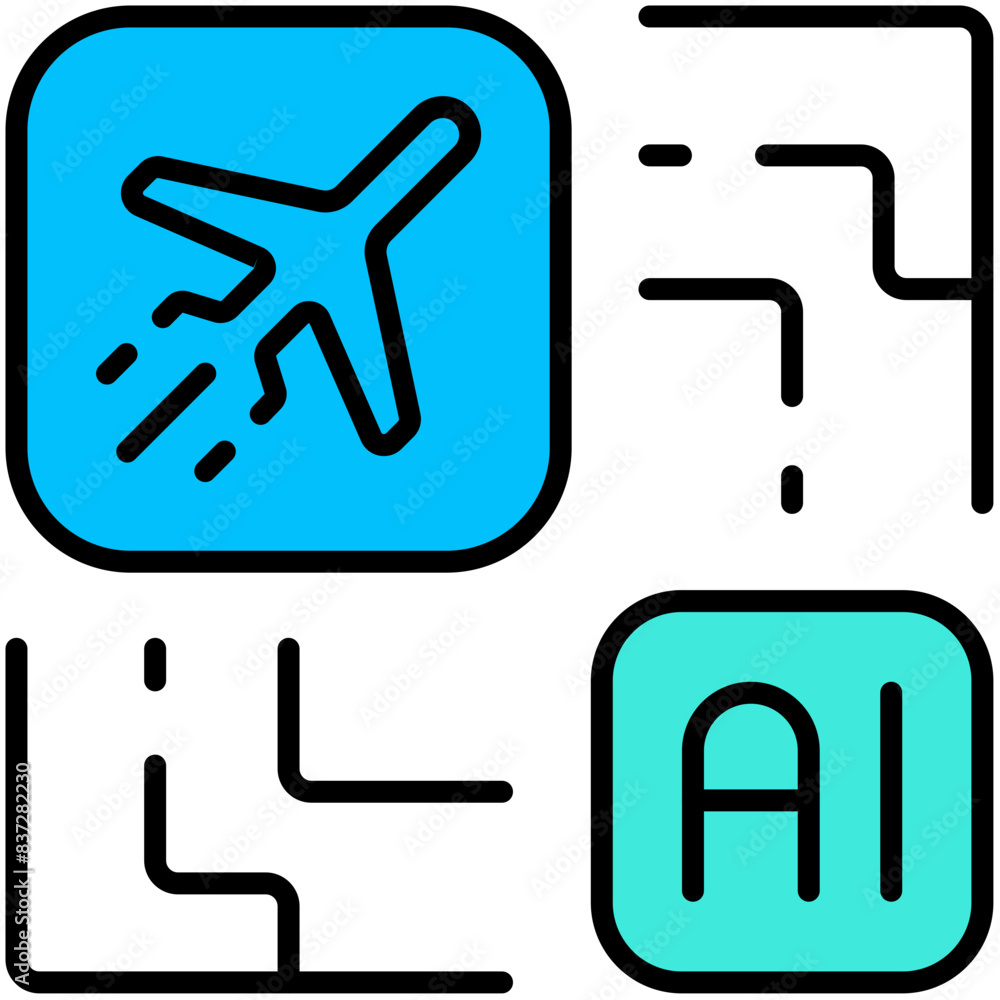 Artificial Intelligence Industries Colored Icon Pack Artificial Intelligence Industries Colored Icon Pack