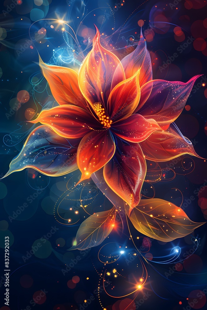 Fototapeta premium Fantasy flower