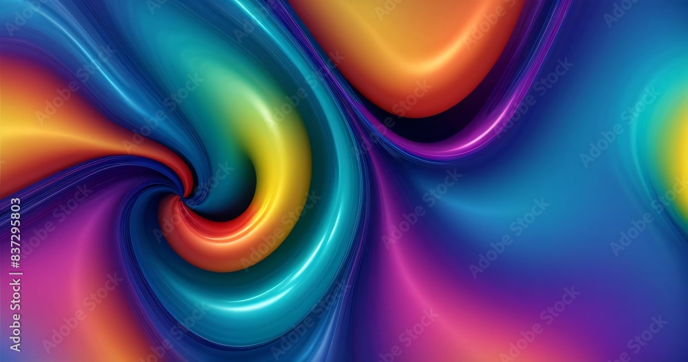 Fototapeta premium Shape Gradient Wallpaper Background