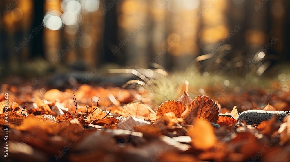 autumn leaves background, generative ai autumn leaves background, generative ai
