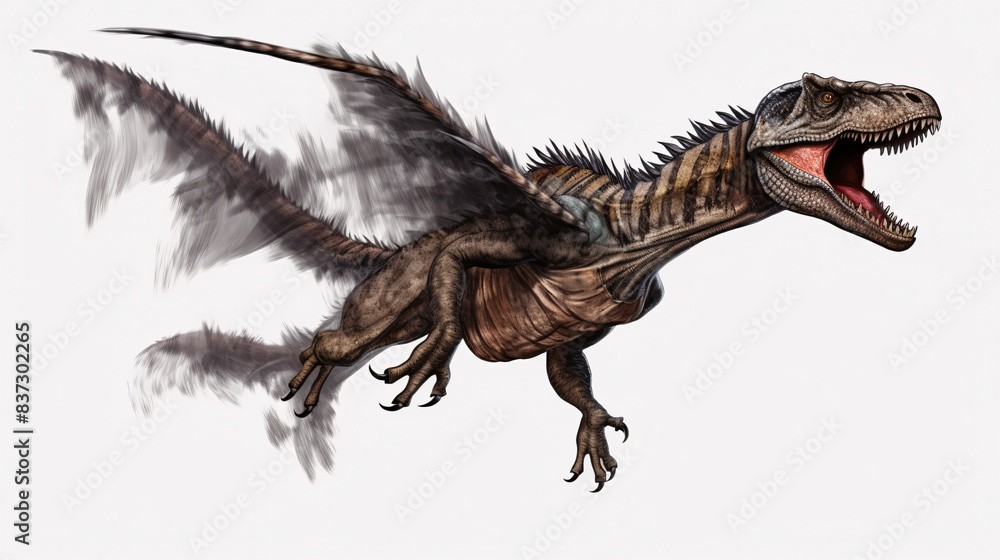 dinosaur isolated on white