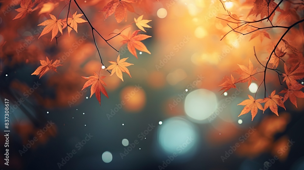 autumn leaves background, generative ai autumn leaves background, generative ai
