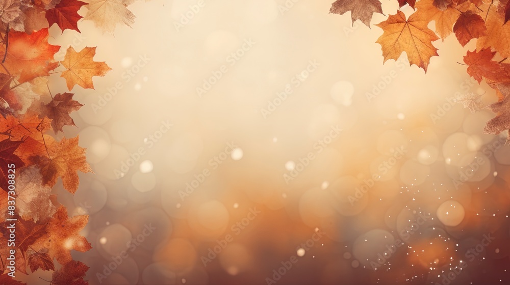 autumn leaves background, generative ai autumn leaves background, generative ai