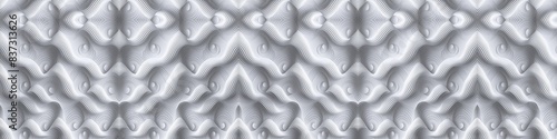 Obraz na płótnie A pattern of white lines and shapes that are all different sizes w salonie