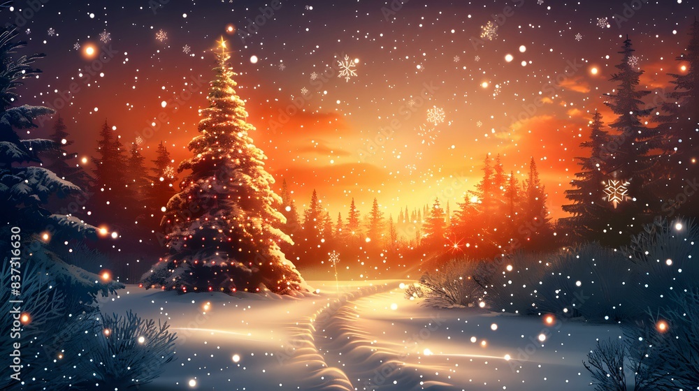 Christmas Eve in the Snowy Forest Christmas Eve in the Snowy Forest