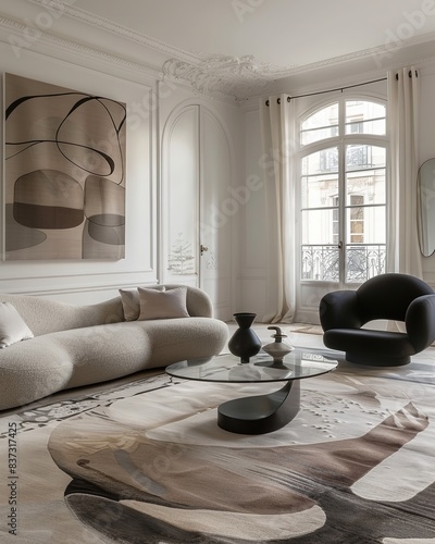 Wallpaper Mural modern interior walls minimalist design mockup Torontodigital.ca