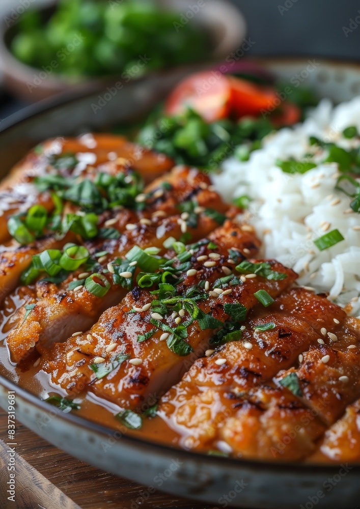 Katsu Curry - Breaded pork cutlet served with a rich curry sauce over rice. Katsu Curry - Breaded pork cutlet served with a rich curry sauce over rice.