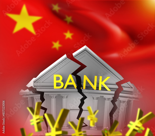 Collapse of bank of China. ...