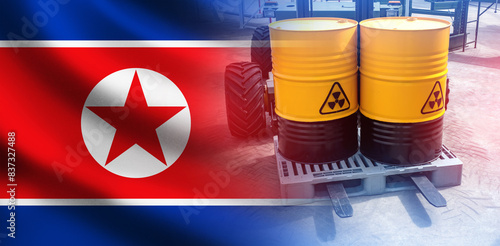 Nuclear substance in barrel...