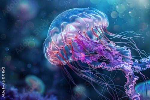 Jellyfish in the water, world jellyfish day