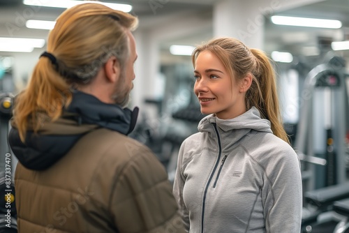 Conversation at the gym