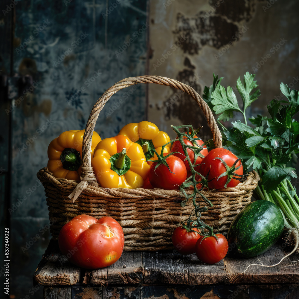 Frutas y verduras varias, concepto de veganismo y vida saludable Frutas y verduras varias, concepto de veganismo y vida saludable