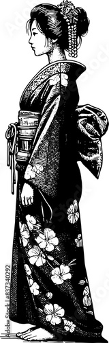 Japanese Woman Or Geisha 