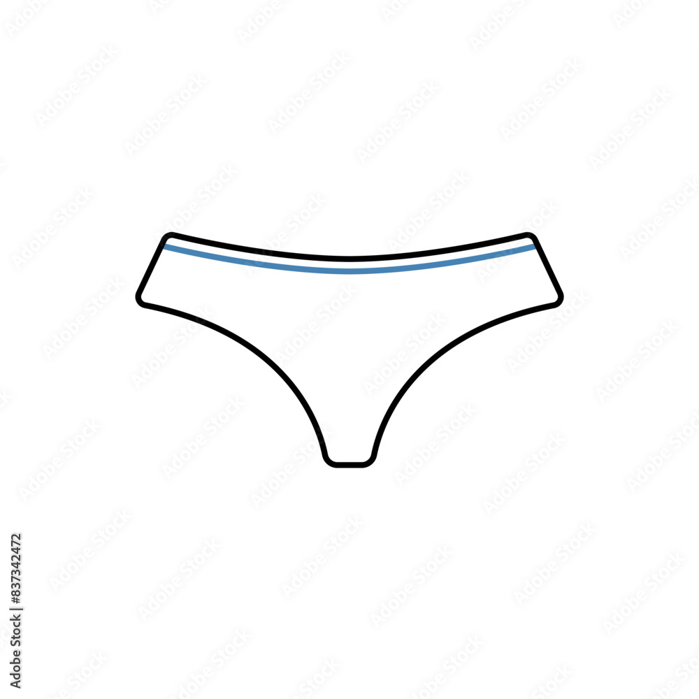 panties concept line icon. Simple element illustration. panties concept outline symbol design. panties concept line icon. Simple element illustration. panties concept outline symbol design.