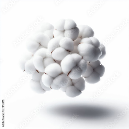 Cotton isolated on a white background
