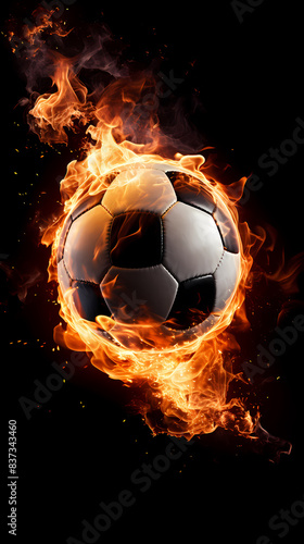 Football with fire