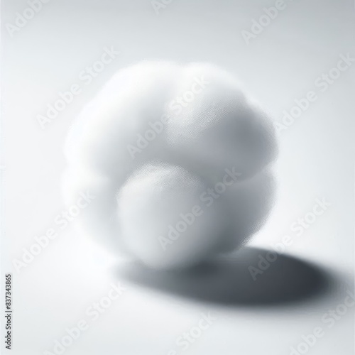 Cotton isolated on a white background

