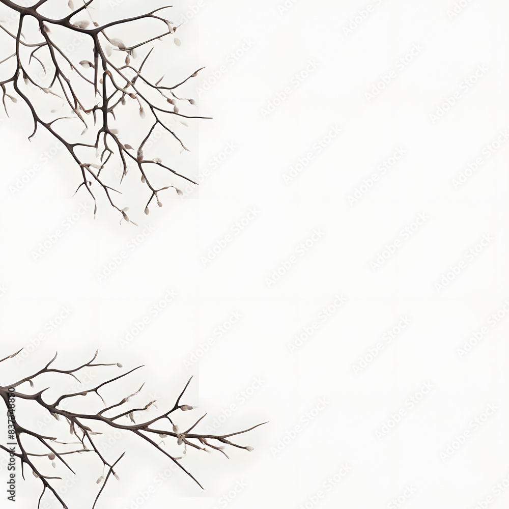 black and white background with branches black and white background with branches
