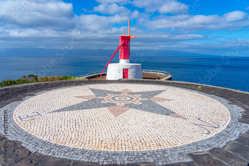 Windmill with unique characteristics from the Azorean parish of Urzelina. São Jorge Island-Azores-Portugal photo