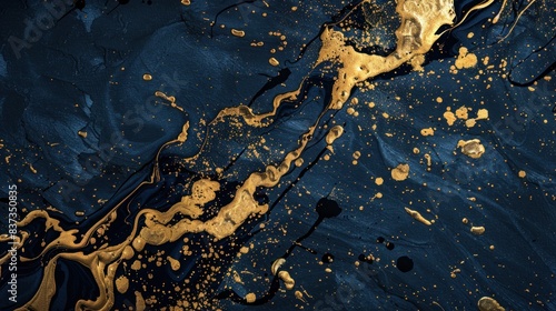 golden splashes on a dark background wallpaper