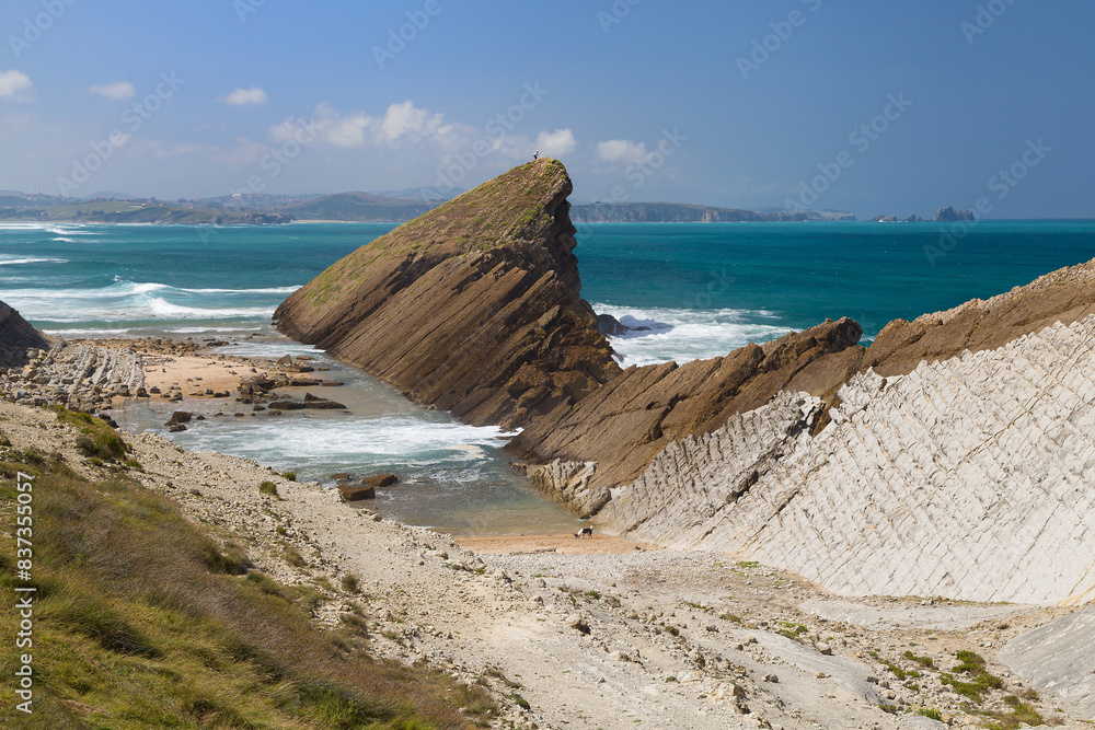 Pedruquios Beach in Cantabria