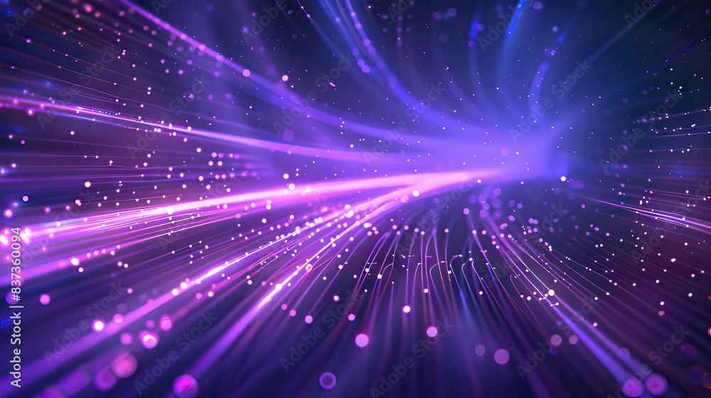 Obraz premium Digital energy transfer light background. AI generated illustration.