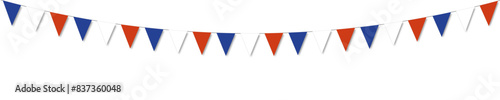 Fanions aux couleurs de la France