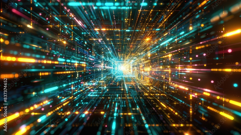 Holographic data streams interconnecting in a virtual grid Holographic data streams interconnecting in a virtual grid