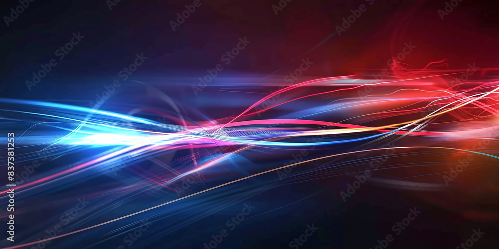 background with neon lights in pink and blue showing movement and power on a black background background with neon lights in pink and blue showing movement and power on a black background