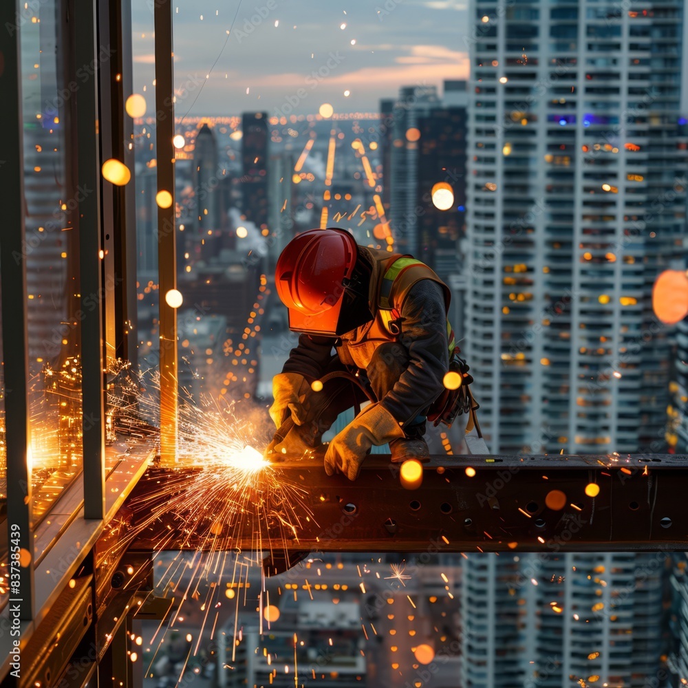 A welder A welder