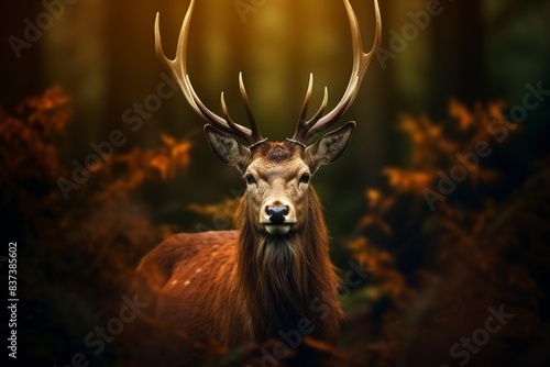 deer in the forest, generative ai © ImronDesign