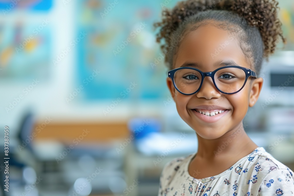 portrait little happy baby child wearing glasses in brightly room, emphasizing vision, optometry, eye clinic and pediatric eye care, children's optical stores and joyful family moments. portrait little happy baby child wearing glasses in brightly room, emphasizing vision, optometry, eye clinic and pediatric eye care, children's optical stores and joyful family moments.