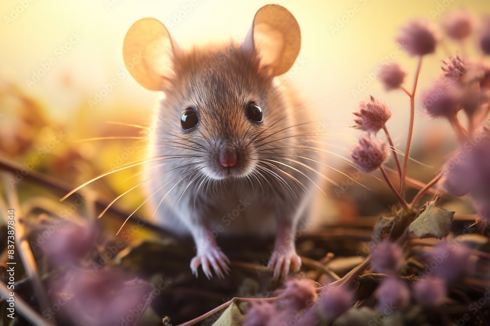 mouse in the garden, generative ai mouse in the garden, generative ai