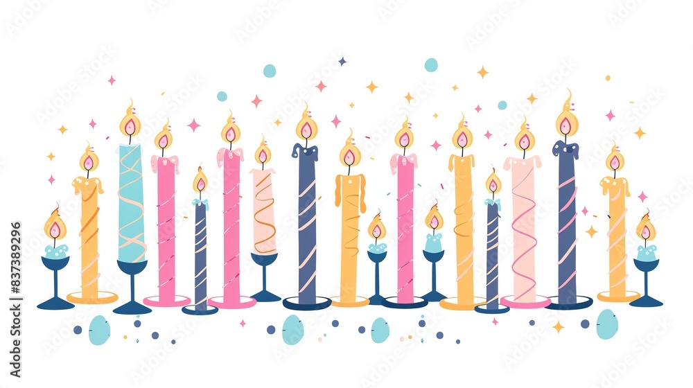Candles and Candelabras with crystals Candles and Candelabras with crystals