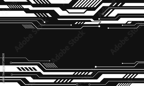Blank background geometric abstract digital futuristic technology