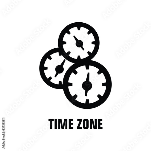 there are three clocks that are on the same time zone