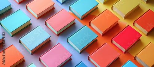 Sunlit BookShaped Stickers in Vibrant Colors