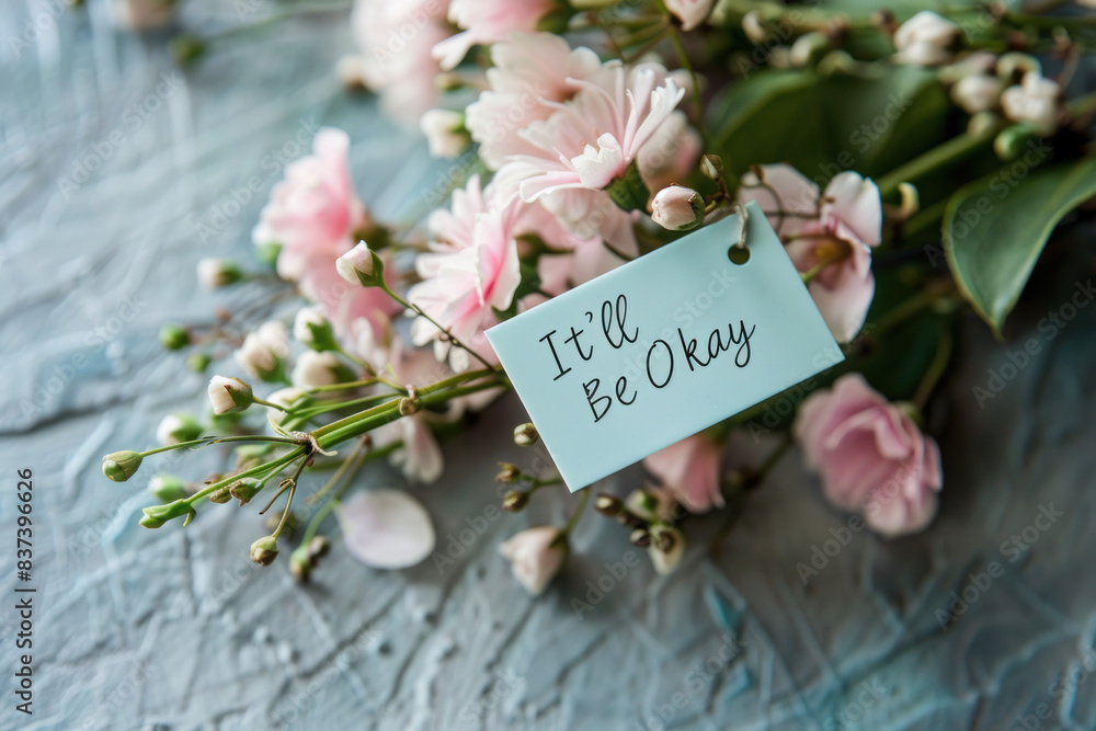 Bouquet of Pink Flowers with 