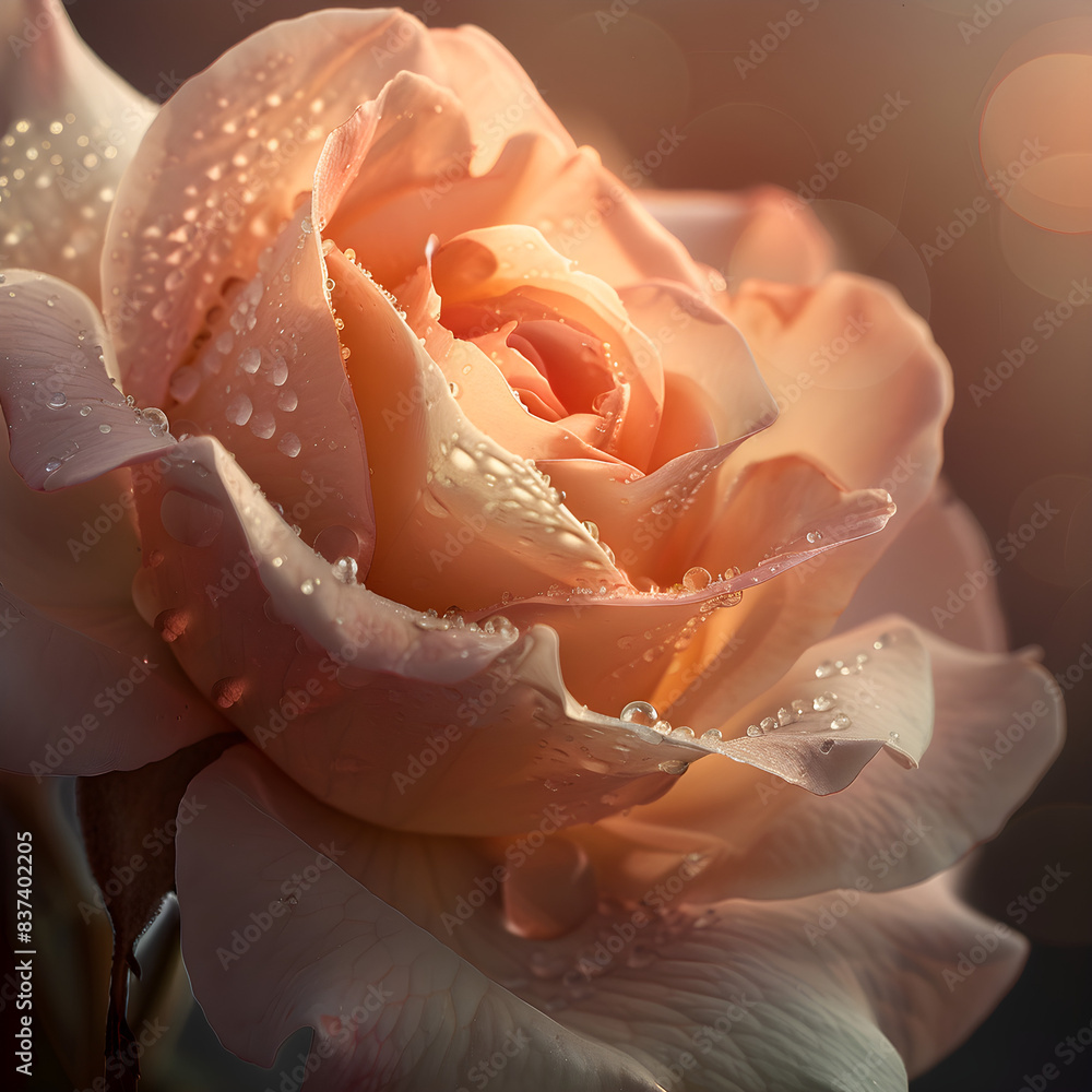 Fototapeta premium Rose, Macro