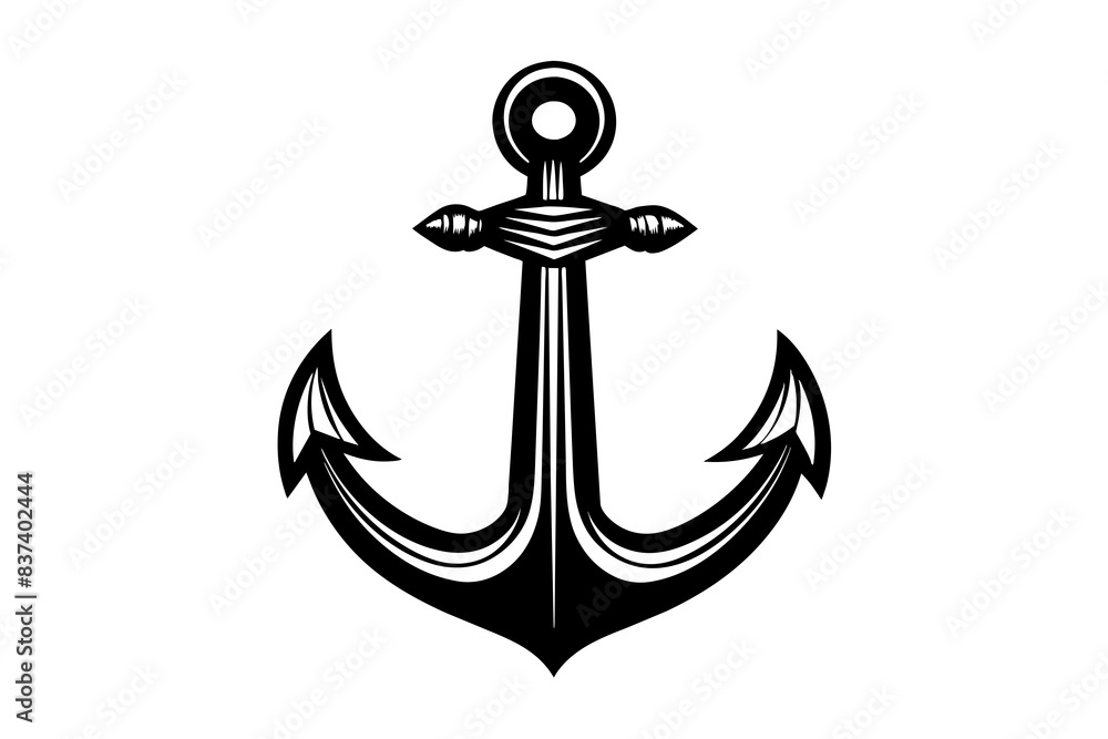 anchor silhouette vector illustration anchor silhouette vector illustration