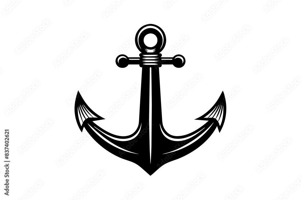 anchor silhouette vector illustration anchor silhouette vector illustration