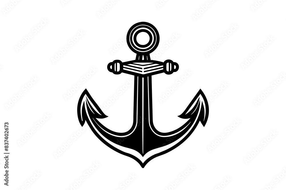 anchor silhouette vector illustration anchor silhouette vector illustration