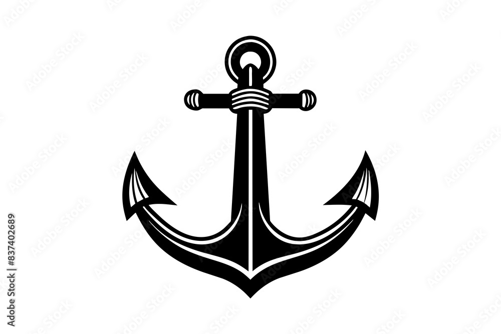 anchor silhouette vector illustration anchor silhouette vector illustration