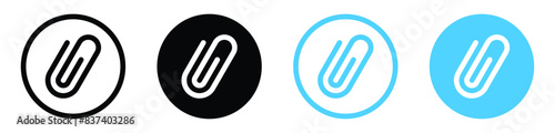 link icon, paperclip icon. attached link file icon, internet web page URL icon, attachment , document, office paper clip icon symbol