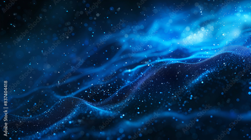 dark blue wavy magic background with copy space dark blue wavy magic background with copy space