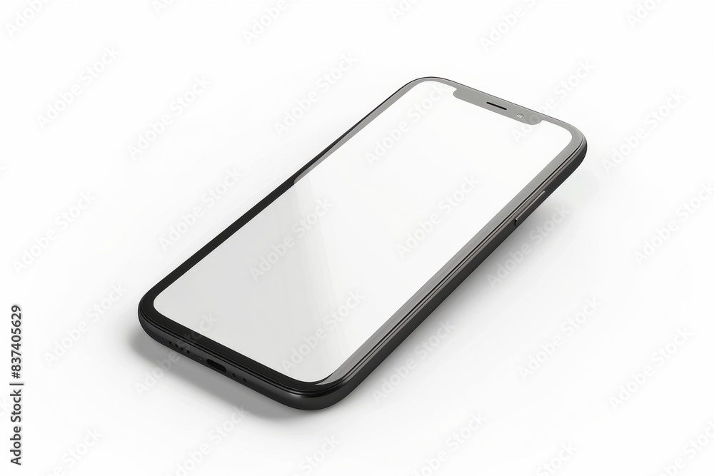 Modern Smartphone with Reflective Display Modern Smartphone with Reflective Display