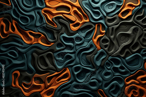 Wallpaper of an abstract shape